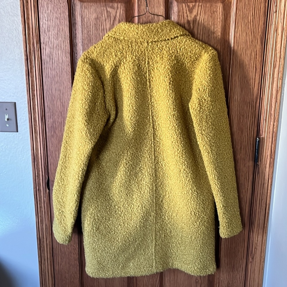 Charlie’s EUC mustard yellow longer jacket/coat Small - Picture 4 of 5